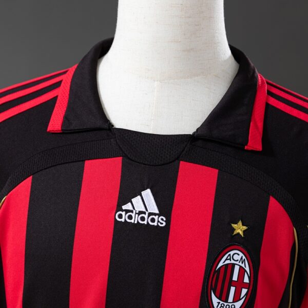 AC Milan 2006/07 Home Retro Long Sleeve Jersey – Classic Edition