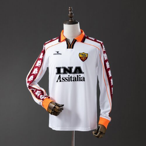 AS Roma 1988/89 Away Long Sleeve Retro Jersey – Classic Vintage Edition