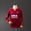 AS Roma 1988/89 Home Long Sleeve Retro Jersey – Classic Vintage Edition