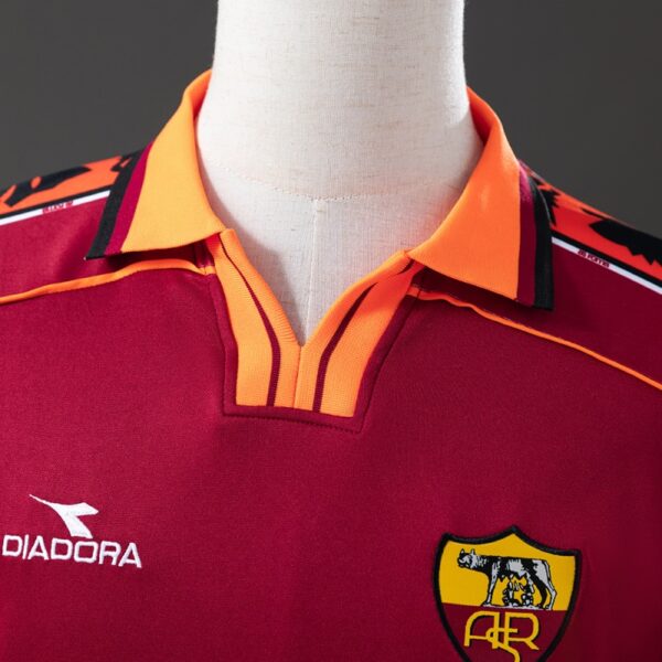 AS Roma 1988/89 Home Long Sleeve Retro Jersey – Classic Vintage Edition
