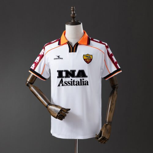 AS Roma 1988/89 Away Retro Jersey – Classic Vintage Edition