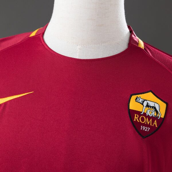 AS Roma 2017/18 Home Long Sleeve Retro Jersey – Classic Giallorossi Edition