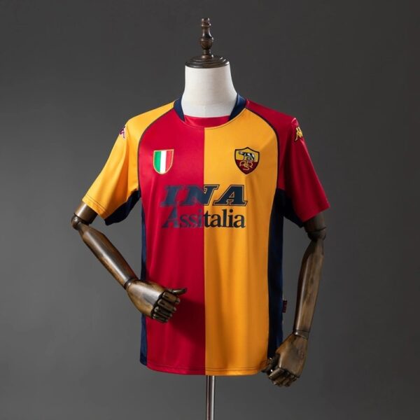 AS Roma 2001/02 Home Retro Jersey – Classic Scudetto Era Edition