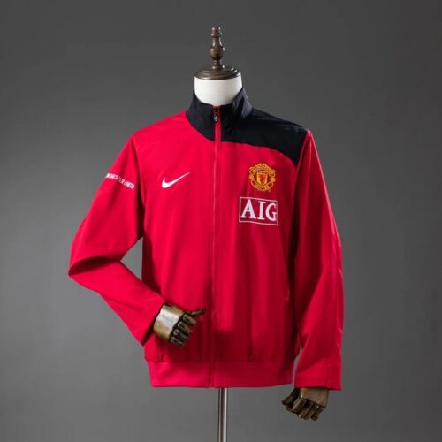 Manchester United 2007/08 Retro Windbreaker Jacket – Classic Champions Edition