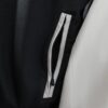 Manchester United White & Black Baseball Jacket – Classic Varsity Edition