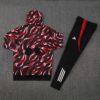 Manchester United 2025/26 Hooded Red Long Sleeve Tracksuit – Elite Training Edition