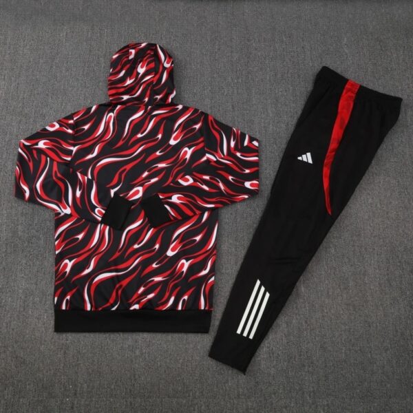 Manchester United 2025/26 Hooded Red Long Sleeve Tracksuit – Elite Training Edition