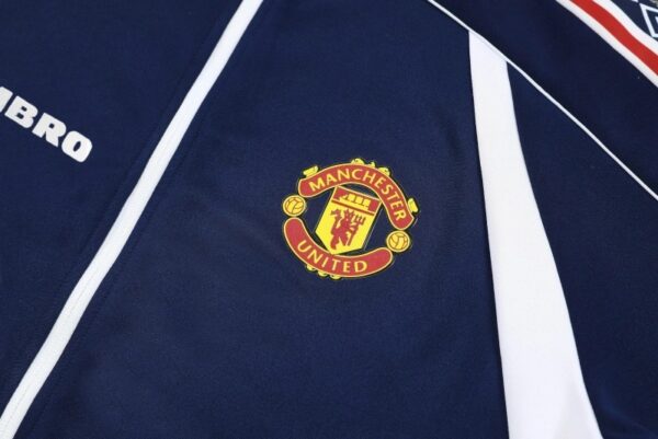 Manchester United 2025/26 Dark Blue Adult Long Sleeve Tracksuit – Elite Training Edition