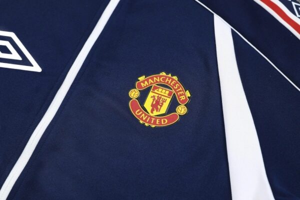 Manchester United 2025/26 Dark Blue Adult Long Sleeve Tracksuit – Elite Training Edition