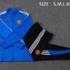 Manchester United 2025/26 Blue Training Tracksuit – Adult & Kids Edition