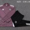 Manchester United 2025/26 White & Purple Training Tracksuit – Adult & Kids Set