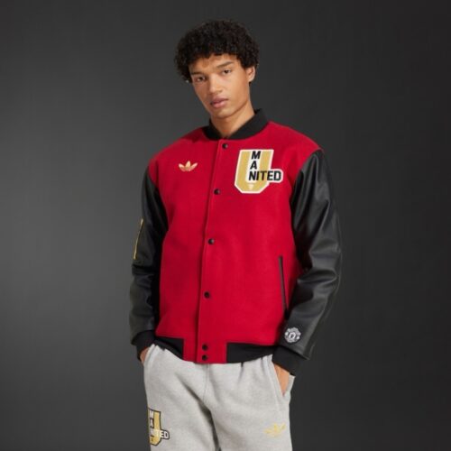 Manchester United 2025/26 Adult VRCT Jacket – Varsity Style Edition