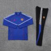 Manchester United 2025/26 Training Tracksuit Blue 1/4 Zip– Adult & Kids Set