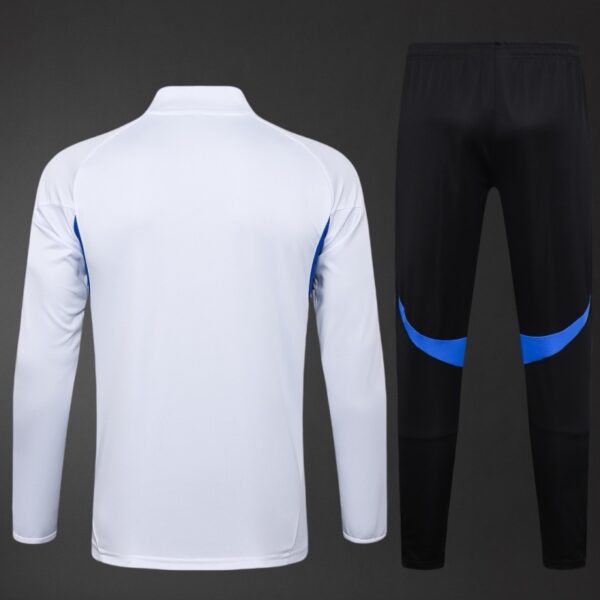 Manchester United 2025/26 Training Tracksuit White 1/4 Zip– Adult & Kids Set