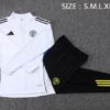 Manchester United 2025/26 Training Tracksuit White 1/4 Zip– Adult & Kids Set