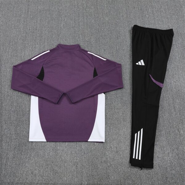 Manchester United 2025/26 Training Tracksuit Purple 1/4 Zip– Adult & Kids Set