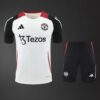 Manchester United 2025/26 White Short Sleeve Training Kit – Official Style Edition