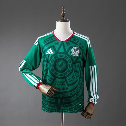 Mexico 2026 World Cup Fan Version Green Jersey – Long Sleeve