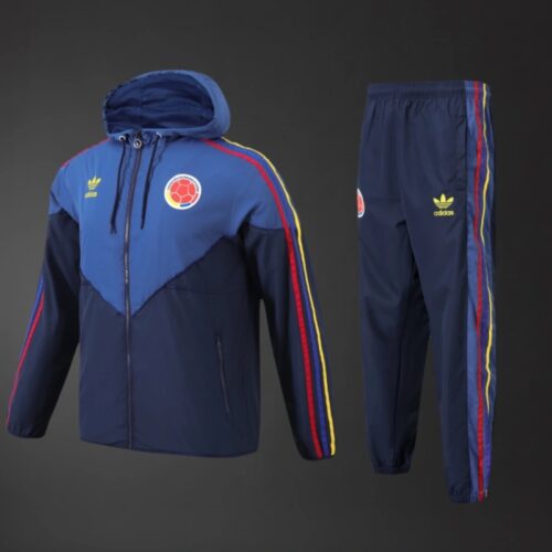 Colombia 2025/26 Windbreaker Tracksuit – Official Style National Team Set