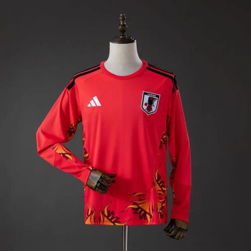 img_5665-3 Japan 2026 World Cup Goalkeeper Long Sleeve Red Jersey – Official Style National Team Kit