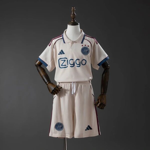 Ajax 2025/26 Away Third Kids Kit – Official Style Club Set