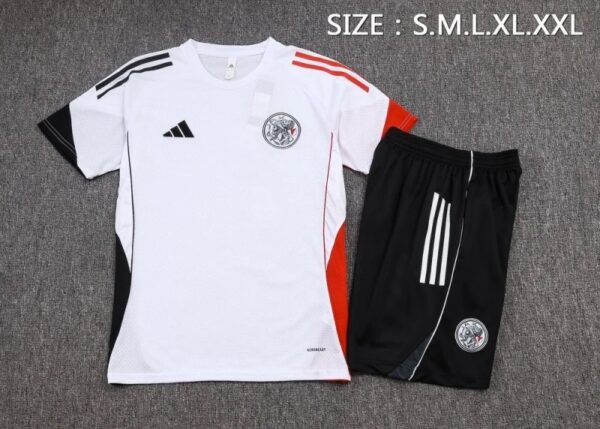 Ajax 2025/26 Adults & Kids Short Sleeve Training Kit – White