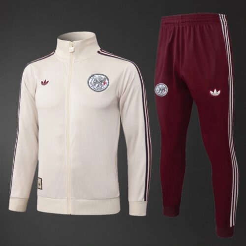 img_6457-2 Ajax 2025/26 Adults & Kids Jacket Training Kit – Official Style Set Beige
