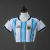 Argentina 2026 Women’s Crop Top Jersey – Modern Fan Edition
