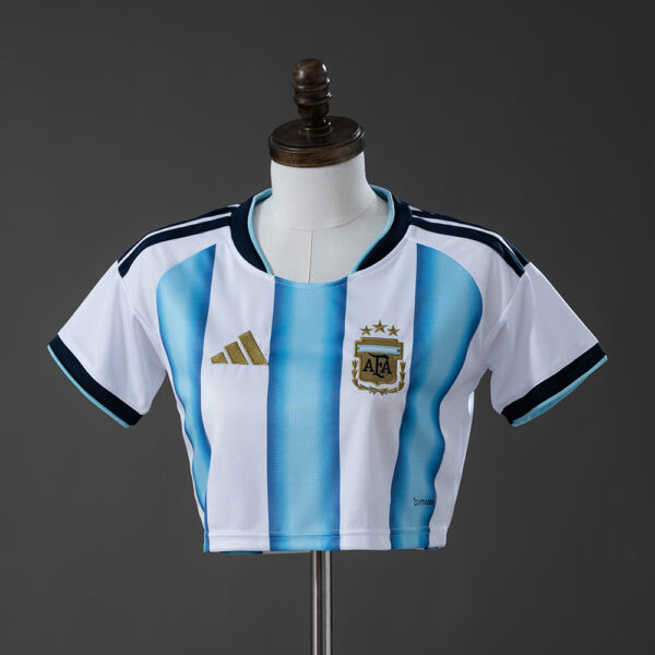 Argentina 2026 Women’s Crop Top Jersey – Modern Fan Edition