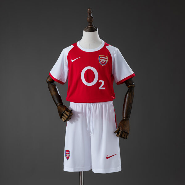 Arsenal 2002/04 Home Kids Retro Kit – Classic Edition