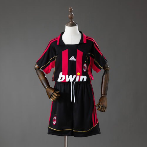 AC Milan 2006/07 Home Retro Football Kids Kit – Classic Edition