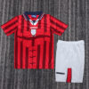 1998 England Away Retro Football Shirt Kids Kit – Classic Edition