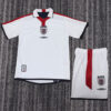 England 2004 Away Retro Football Shirt Kids Kit – Classic Edition