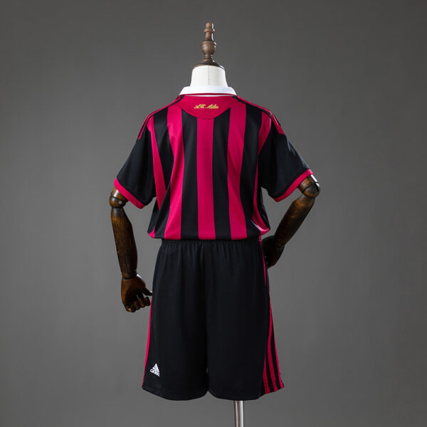 AC Milan 2009/10 Home Retro Football Kids Kit – Classic Edition