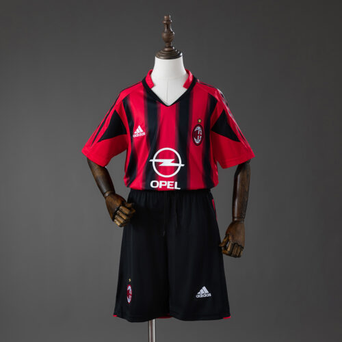 34c8a761 AC Milan 2004/05 Home Retro Football Kids Kit – Classic Edition