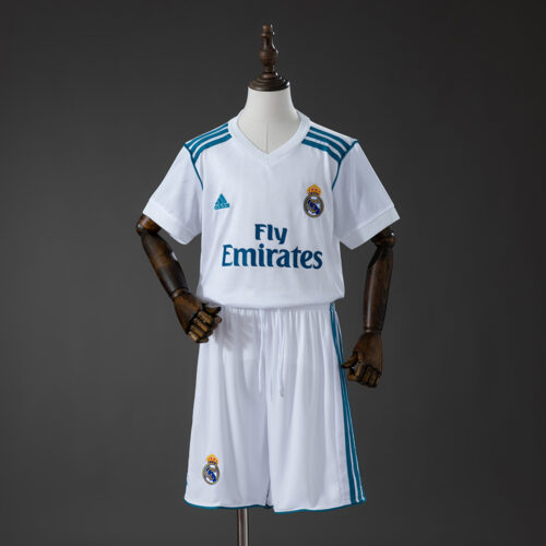 Real Madrid 2017/18 Home Kids Football Kit – Retro Champions Edition