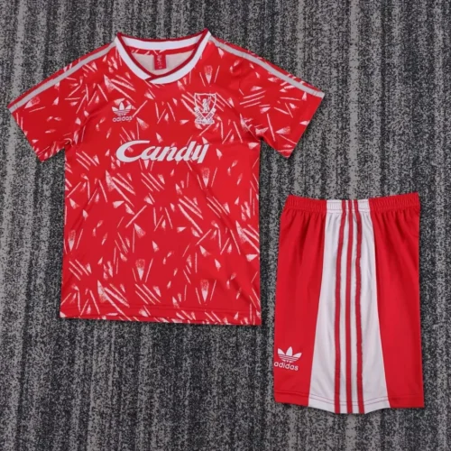 59082545-385B-1A39-0C9D-8421C591A784 1989/91 Liverpool Home Retro Football Shirt Kids Kit – Classic Edition