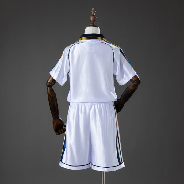 Real Madrid 1998/00 Home Football Kids Kit – Retro Classic Edition