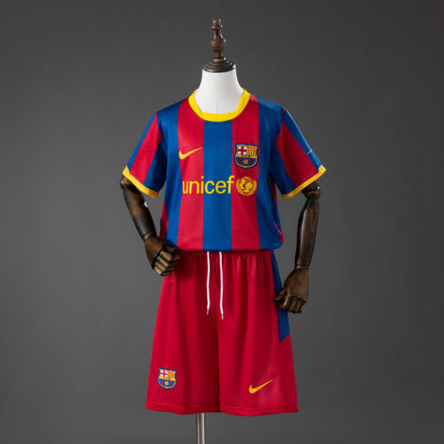 Barcelona 2010/11 Home Kids Kit – Retro Classic Edition