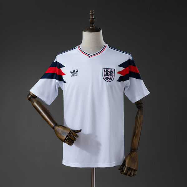89c8fead England 1990 Home Retro Kit