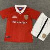 Manchester United 1999/00 Home Kids Kit – Retro Classic Edition