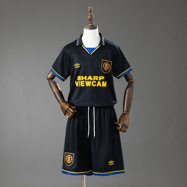 a44c9391 Manchester United 1993/94 Away Kids Kit – Retro Classic Edition