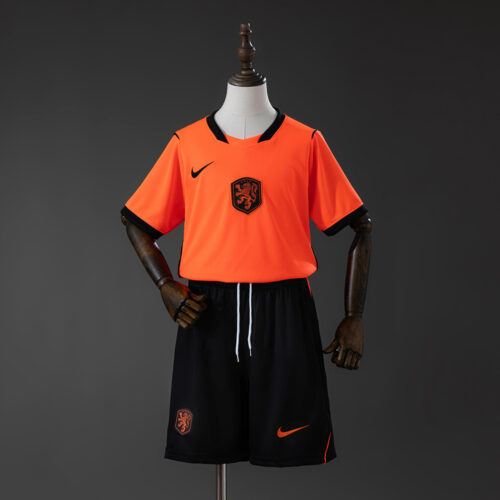 ab4e3fb4 Netherlands 2026 Home Kids Kit – Official Style National Team Set