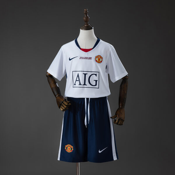 Manchester United 2008/09 Away Kids Kit – Champions League