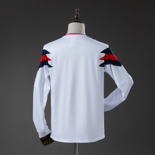 England 1990 Home Retro Kit Long Sleeve