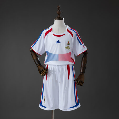 France 2006 Away Retro Kids Kit – Classic Edition