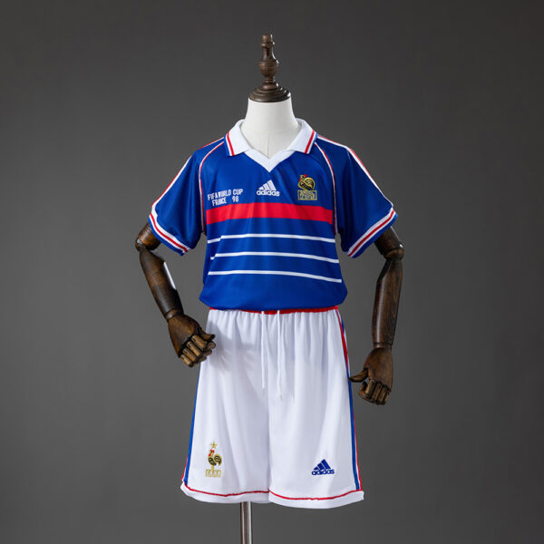 France 1998 Home Retro Kids Kit – Classic Edition