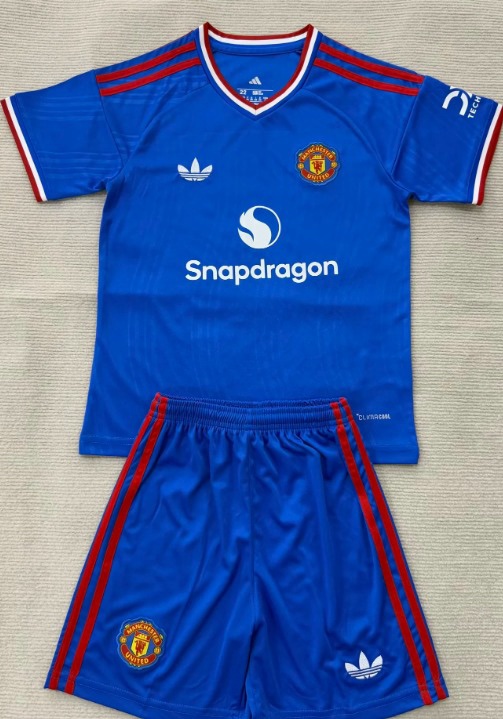 Manchester United 26/27 Official Away Jersey -  Full Kids Kit