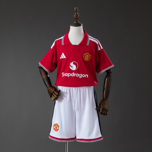 e02a696e Manchester United 26/27 Home Jersey - Full Kids Kit