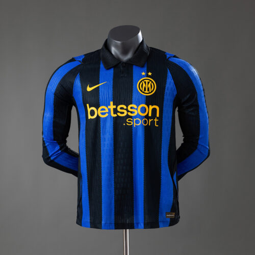 Inter Milan 26/27 Home Player Version Long Sleeve Jersey - Official